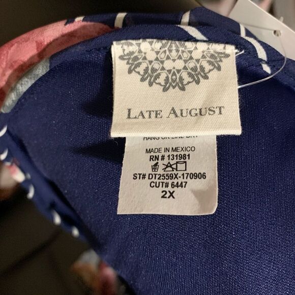 Late August Floral Blouse - Picture 3 of 3